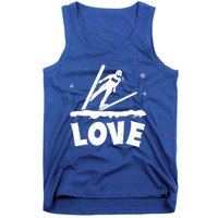 Love Ski Jumping Winter Sports Enthusiast Ski Ramp Lover Gift Tank Top