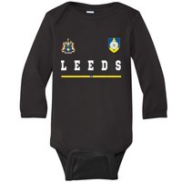 Leeds SportsSoccer Jersey Tee Flag Football Baby Long Sleeve Bodysuit