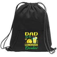 Lemonade Stand Juice Dad Of The Lemonade Dealer Birthday Sweatshirt Cinch Pack Bag