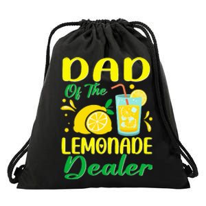 Lemonade Stand Juice Dad Of The Lemonade Dealer Birthday Drawstring Bag