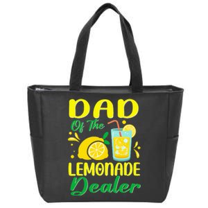 Lemonade Stand Juice Dad Of The Lemonade Dealer Birthday Zip Tote Bag