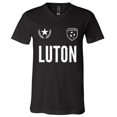 Luton Soccer Jersey V-Neck T-Shirt