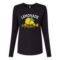 Lemon Stand Lemonade Crew Womens Cotton Relaxed Long Sleeve T-Shirt