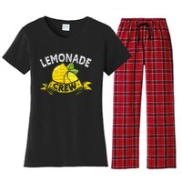 Lemon Stand Lemonade Crew Women's Flannel Pajama Set