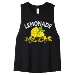 Lemon Stand Lemonade Crew Women's Racerback Cropped Tank