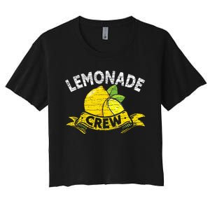 Lemon Stand Lemonade Crew Women's Crop Top Tee