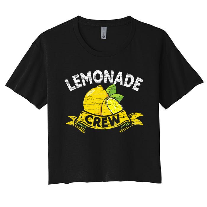 Lemon Stand Lemonade Crew Women's Crop Top Tee