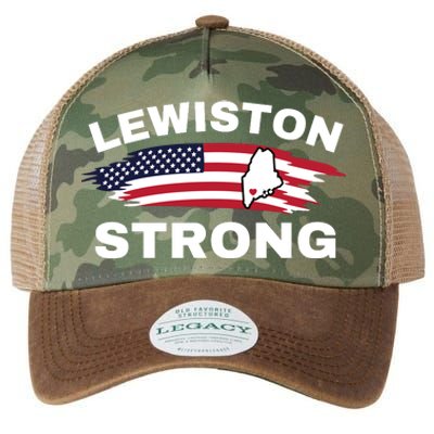 Lewiston Strong #Lewistonstrong Legacy Tie Dye Trucker Hat