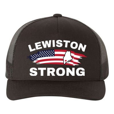 Lewiston Strong #Lewistonstrong Yupoong Adult 5-Panel Trucker Hat