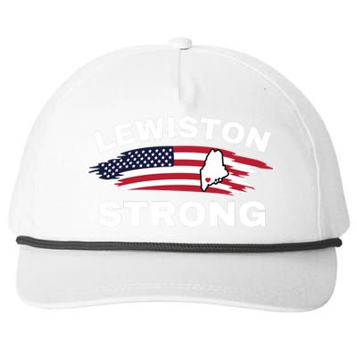 Lewiston Strong #Lewistonstrong Snapback Five-Panel Rope Hat