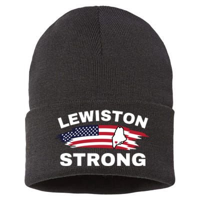 Lewiston Strong #Lewistonstrong Sustainable Knit Beanie