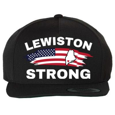 Lewiston Strong #Lewistonstrong Wool Snapback Cap