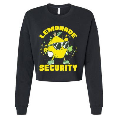 Lemonade Security Lemon Juice Boss Cropped Pullover Crew