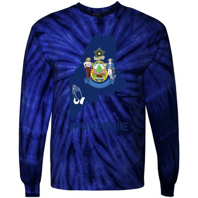 Lewiston Strong Tie-Dye Long Sleeve Shirt