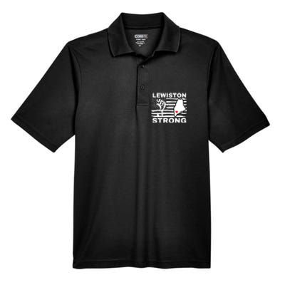 Lewiston Strong #Lewistonstrong Men's Origin Performance Piqué Polo