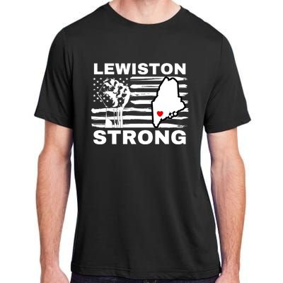 Lewiston Strong #Lewistonstrong Adult ChromaSoft Performance T-Shirt