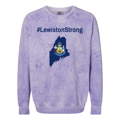 Lewiston Strong Colorblast Crewneck Sweatshirt