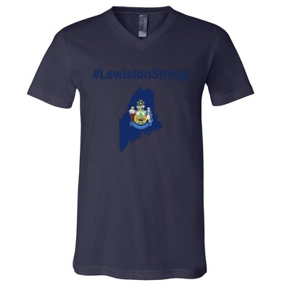 Lewiston Strong V-Neck T-Shirt