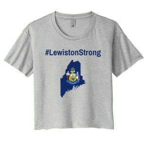 Lewiston Strong Women's Crop Top Tee