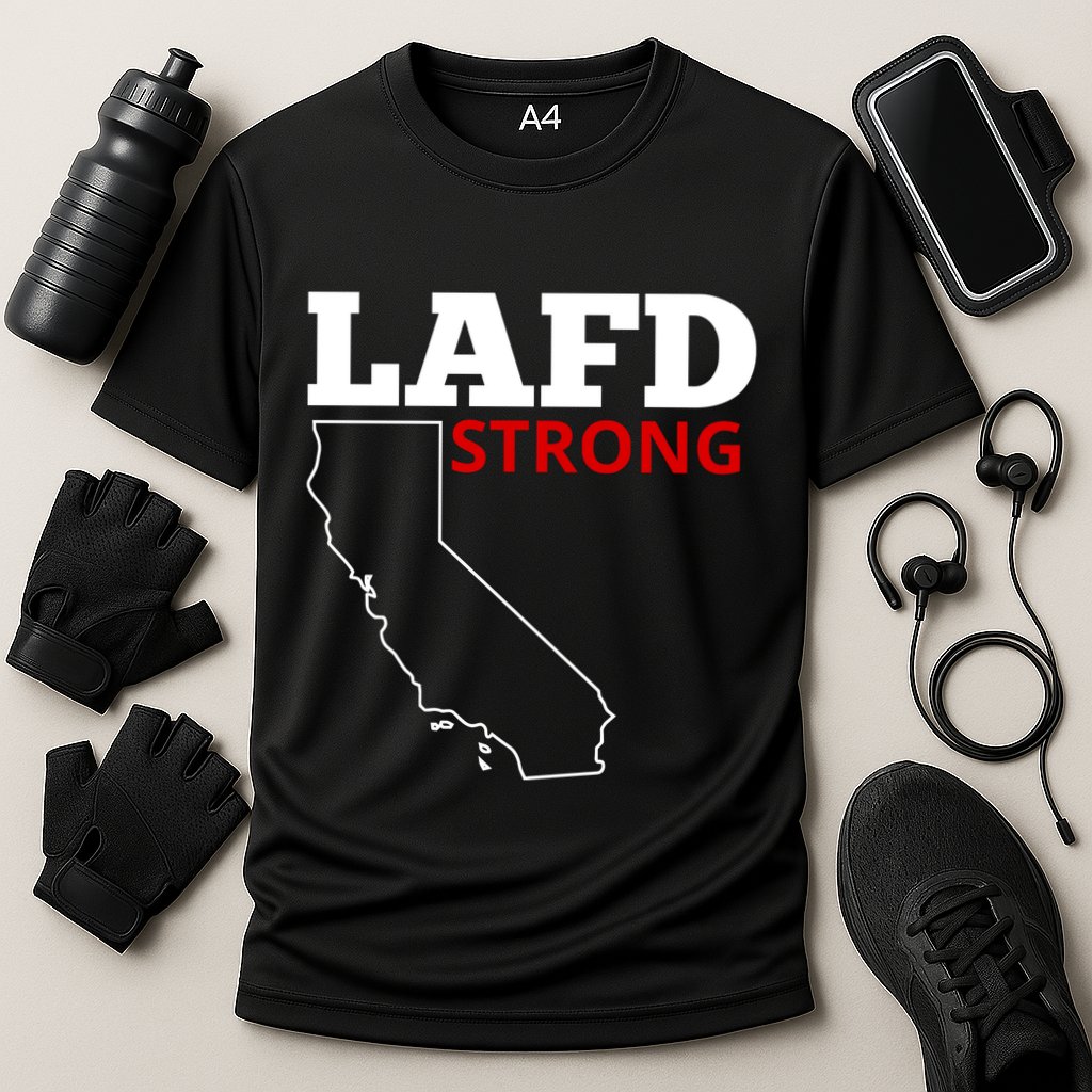 Lafd Strong Cooling Performance Crew T-Shirt