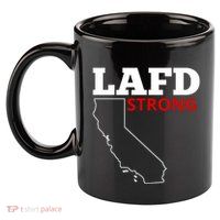 Lafd Strong 11oz C Handle Ceramic Mug