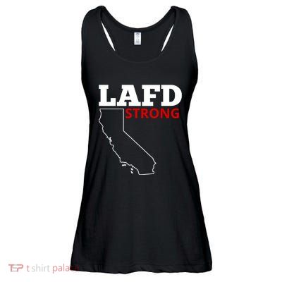 Lafd Strong Ladies Essential Flowy Tank