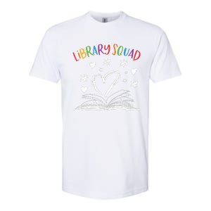 Library Squad Librarian Bookworm Book Lover Softstyle CVC T-Shirt