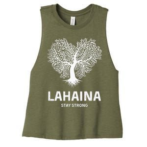 Lahaina Strong Women's Racerback Cropped Tank