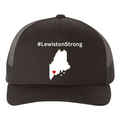 Lewiston Strong #Lewistonstrong Yupoong Adult 5-Panel Trucker Hat