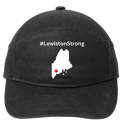 Lewiston Strong #Lewistonstrong 7-Panel Snapback Hat