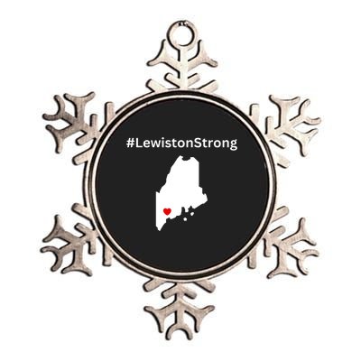 Lewiston Strong #Lewistonstrong Metallic Star Ornament