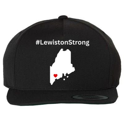 Lewiston Strong #Lewistonstrong Wool Snapback Cap