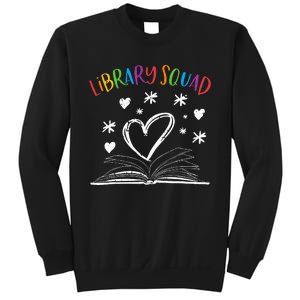 Library Squad Librarian Bookworm Book Lover Sweatshirt