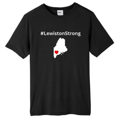 Lewiston Strong #Lewistonstrong Tall Fusion ChromaSoft Performance T-Shirt