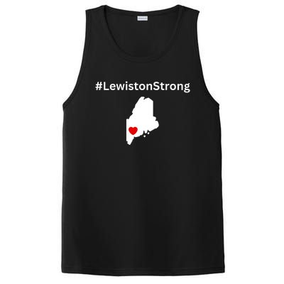 Lewiston Strong #Lewistonstrong PosiCharge Competitor Tank