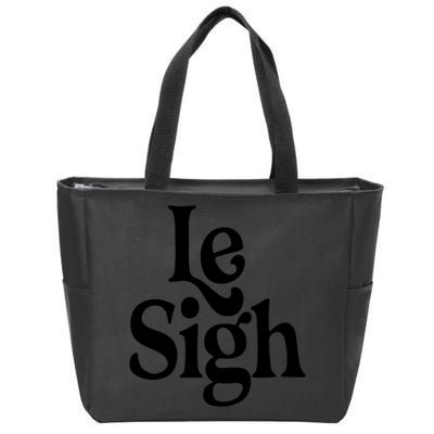 Le Sigh Zip Tote Bag
