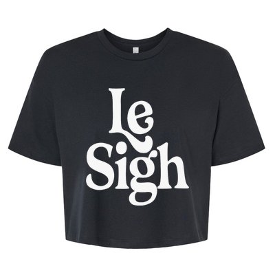 Le Sigh Bella+Canvas Jersey Crop Tee