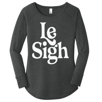 Le Sigh Women's Perfect Tri Tunic Long Sleeve Shirt