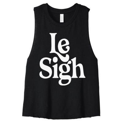 Le Sigh Women's Racerback Cropped Tank