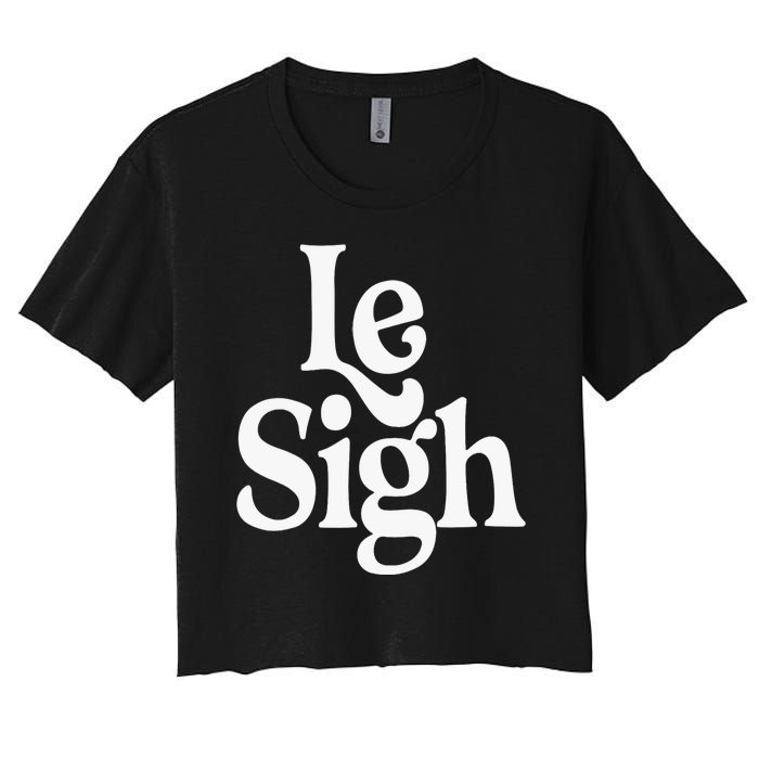 Le Sigh Women's Crop Top Tee