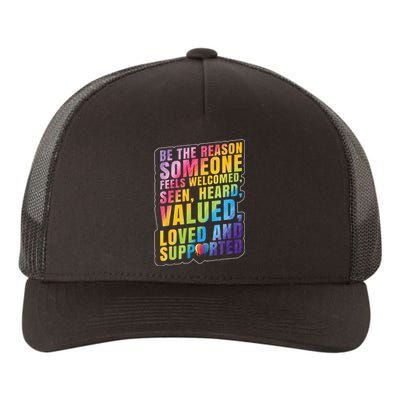 LGBTQ Support LGBT Pride Month Yupoong Adult 5-Panel Trucker Hat