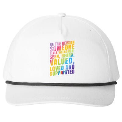 LGBTQ Support LGBT Pride Month Snapback Five-Panel Rope Hat