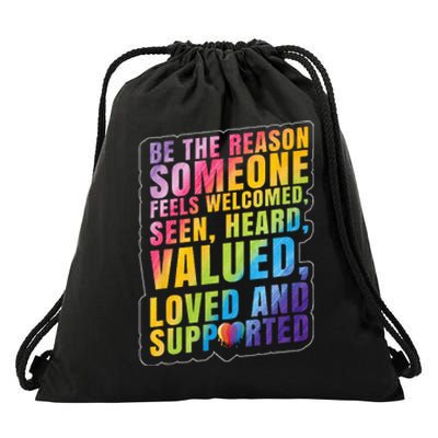 LGBTQ Support LGBT Pride Month Drawstring Bag