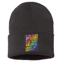 LGBTQ Support LGBT Pride Month Sustainable Knit Beanie