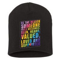 LGBTQ Support LGBT Pride Month Short Acrylic Beanie