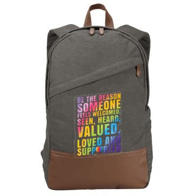 LGBTQ Support LGBT Pride Month Cotton Canvas Backpack