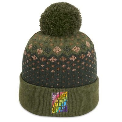 LGBTQ Support LGBT Pride Month The Baniff Cuffed Pom Beanie