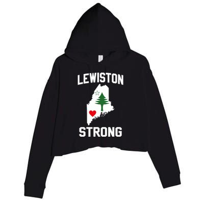 Lewiston Strong Crop Fleece Hoodie