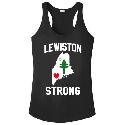 Lewiston Strong Ladies PosiCharge Competitor Racerback Tank