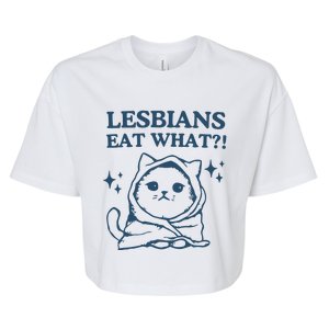 Limited Sapphiccworld Lesbians Eat What Bella+Canvas Jersey Crop Tee